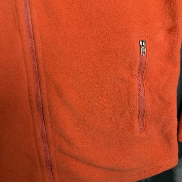 Patagonia Womens Orange Classic Microdini Fleece Jacket Size Small - Picture 2 of 16